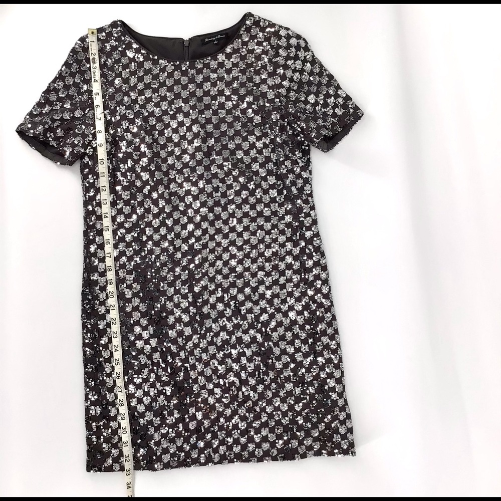 Broadway & Broome Gray Sequin Night Out Dress S - Picture 5 of 14